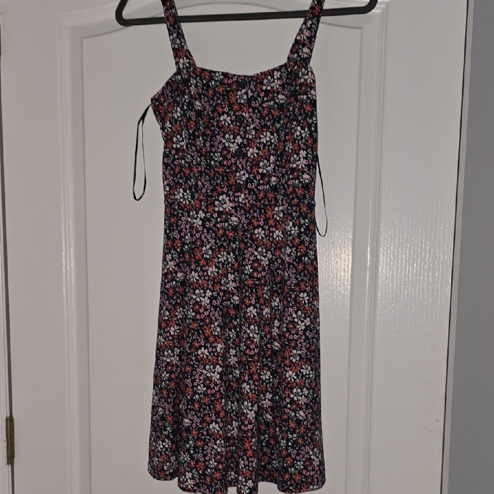Nine Britton Floral Mini Dress - Black and Pink